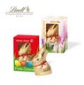 Werbekartonage mit Goldhase von Lindt 10g mit eigenem Logo