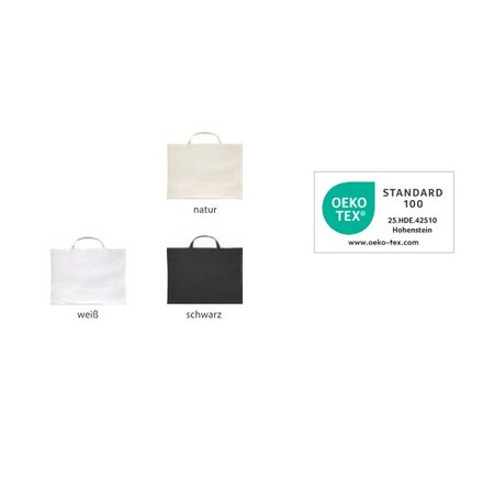Baumwolltasche Big Bag 70x50 cm mit zwei kurzen Henkeln mit Logo in vielen Farben