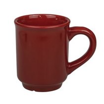 Glühnweinbecher Glühweintasse himbeer rot bedrucken mit Logo