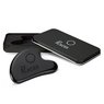 Massagestein Gua Sha Black Obsidian mit Logo