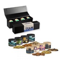 Verschiedene Weihnachts Gewürzmischungen, ca. 80-160g Premium schwarz mit Magnetverschluss mit Logo