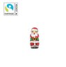 Füllung Werbe-Klappkarte mit Weihnachtsmann Fairtrade mit Logo