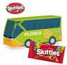 3D Präsent Bus mit Skittles mit Logo