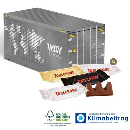 3D Präsent Container Toblerone Mini mit eigenem Logo
