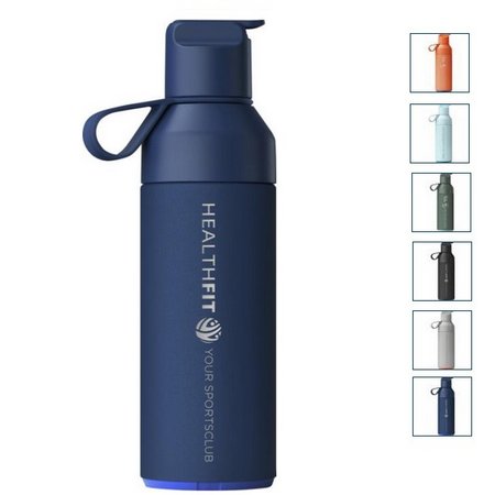 Blaue Ocean Bottle GO 500 ml vakuumisolierte Flasche mit Logo