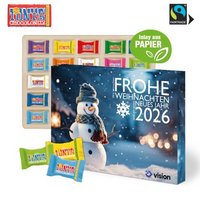 Adventskalender mit Tony´s Schokolade mit Logo