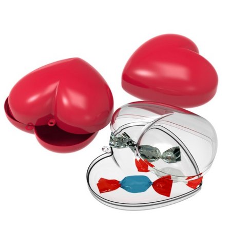 Deko-Dose Mini-Herz mit eigenem Logo