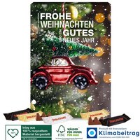 Adventskalender mit Toblerone mit Logo