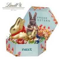 Großes Osternest mit Schokolade von Lindt mit Logo