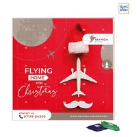 Adventskalender Quadratisch Ritter SPORT Schokowürfel mit Logo