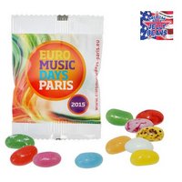 American Jelly Beans bedruckt mit Logo