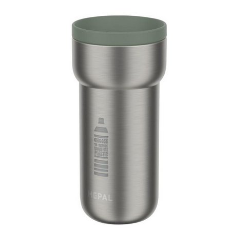 Deckel grün Mepal Ellipse 375 ml Edelstahl Thermobecher mit Logo