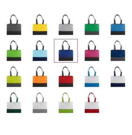 Farben PP-Tasche Roma 38 x 29 x 10 cm mit langen Henkeln und Logo