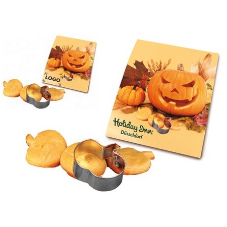 Backe Deinen Halloween Kürbis mit eigenem Logo