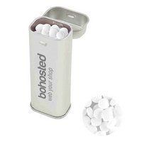 Easy Tin Silber mit Schanier bedruckt mit Logo
