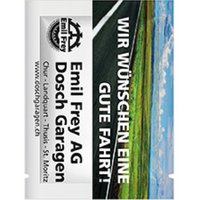 Sachets mit Tüchern mit Logo