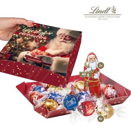 Feine Editions-Mischung mit Lindt Schokolade mit Logo