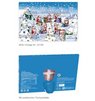 Tisch-Adventskalender Classic Exklusiv mit Tischaufsteller und eigenem Logo bedrucken