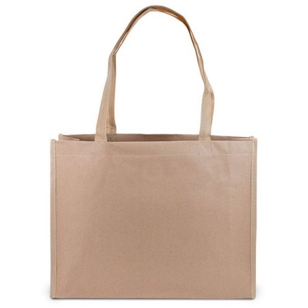 Paper Non-Woven Tasche Porto 38 x 29 x 10 cm mit langen Henkeln mit Logo