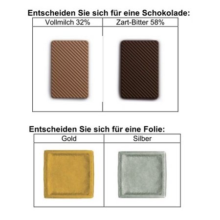 Varianten Schokotäfelchen 8,5g