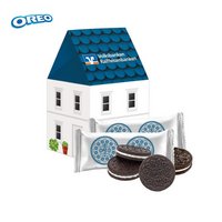 3D Präsent Haus OREO Schokokekse mit Logo