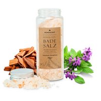 Himalaya-Badesalz 190 g, Patchouli-Sandelholz mit Logo
