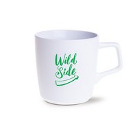 Keramikbecher Barrel mit individueller Werbung