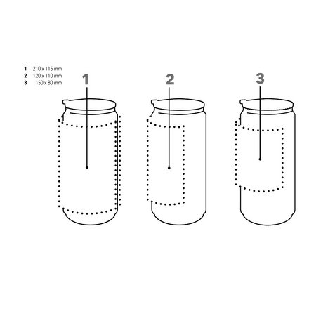 King Can Vakuum-Thermodose 0,33l mit Werbefläche