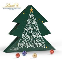 Lindt Lindor Adventskalender Tannenbaum Eco mit Logo