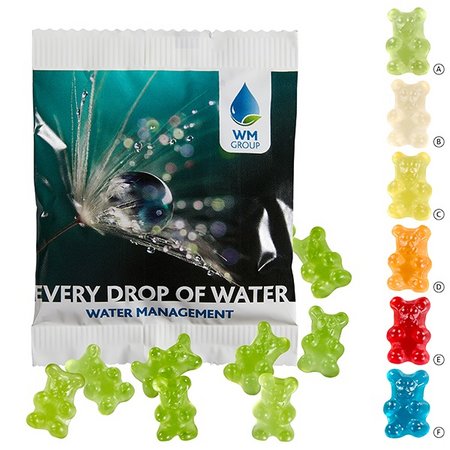 Fruchtgummi Premium Bärchen sortenrein mit Logo