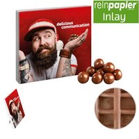 Mini-Adventskalender Schokoknusperkugeln mit Logo