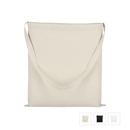 Baumwolle CLASSIC 38x42 cm mit einem langen Henkel mit Logo