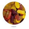 Füllung Mini-Farbdose Fruchtgummi mit Logo