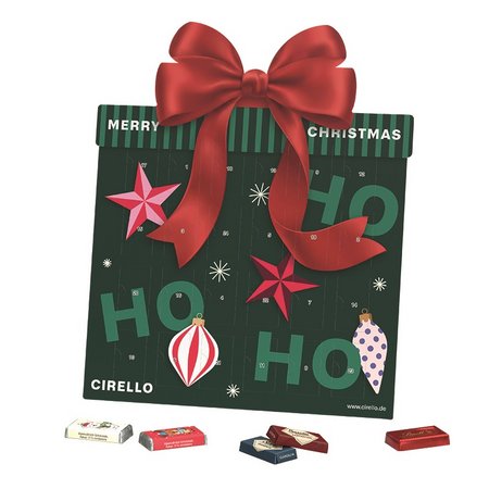 Shape Adventskalender Geschenk Lindt bedruckt mit Logo