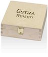 Holzbox mit Mini Mühlen als Werbegeschenk