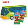 3D Präsent Bus Haribo Tropifrutti  mit Logo