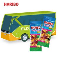 3D Präsent Bus Haribo Tropifrutti  mit Logo