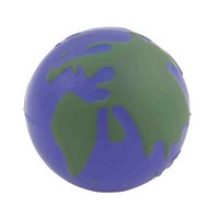 Anti-Stress-Ball Globus bedruckt mit Logo