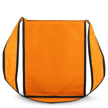 PP-Tasche Bristol orange 30 x 37 x 8 cm mit langem Tragegurt mit Logo