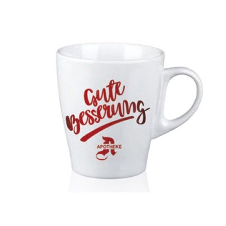 Porzellan Kaffeebecher Pura 32cl mit Logo