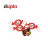 Füllung 3D Präsent Bus duplo Knusperlen mit Logo