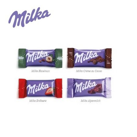 Füllvarianten 3D Adventskalender Container mit Milka Schokolade mit Logo