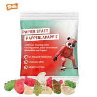 Minitüte Trolli Fruchtgummi Weihnachtsmischung 10g mit Logo