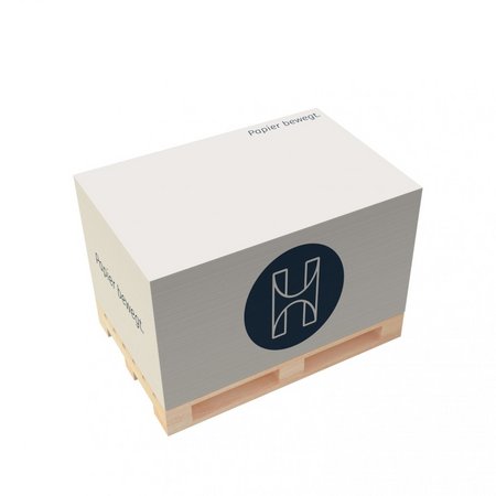 Palettenblock Euro Green 12 x 8 x 6 cm als Werbegeschenk