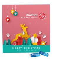 Täfelchen Adventskalender share Schokolade mit eigenem Logo