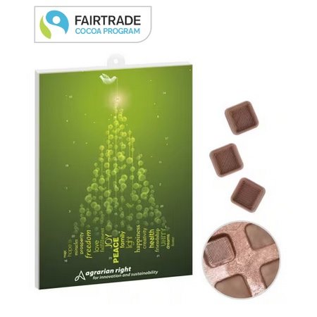 Adventskalender A4  Recycelbar mit Logo