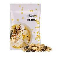 Müsli Knusper Banane-Schoko in Maxi-XL-Tüte 60g mit Logo