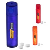 Kleiner Spender mit Mini-Minze mit Logo