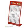 Aufstellkalender Desktop 3 Color Bestseller mit Logo