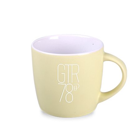 Tasse Handy Velvet sunny yellow mit Logo